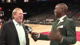 Raiders & Aces owner Mark Davis talks Aces in playoffs, Raiders at Chargers and Allegiant Stadium.