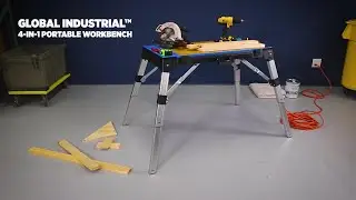 Global Industrial&trade; 4-in-1 Portable Workbench