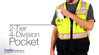Class 2 Premium Black Series Lime Safety Vest