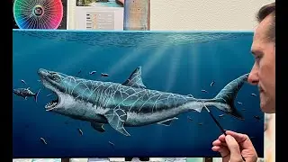 #119 Swim Fishy Swim | Acrylic Painting Tutorial | Marc Harvill Art