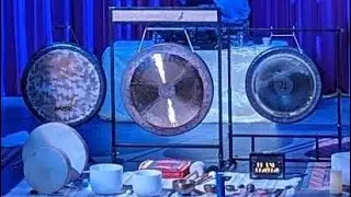 My favourite Gong Stands - So easy to set up and travel with!