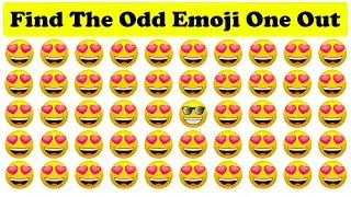 Find The Odd Emoji One Out | Spot The Odd Object One Out