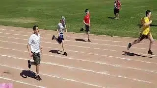 100 Meter Sprint Getting 3rd Place!!!
