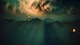 Echoes of an Ancient Colony (night) - Atmospheric ambient music backed by a fantasy Sci-Fi setting