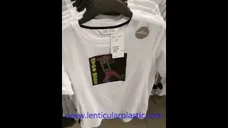 soft tpu lenticular sheet printing fabric for t shirts/tees/hoodies/jacket/jeans/bags/wallets/hats