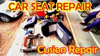 How to Repair Driver Seat Foam || Best Place In Delhi To Repair Car Seats || Steering Wrap