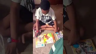 Tanner&rsquo;s back from the Library #Books #Reading #Learning #kids #shorts #fun #summerreadingchallenge