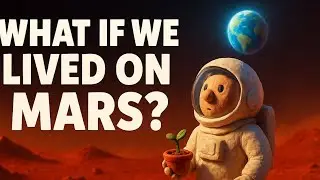 What If Humans Moved to Mars? #whatif  #marscolony  #stopmotion  #scifianimation  #marsadventure