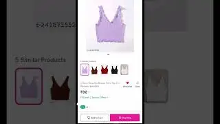 crop top under 99/🤑😵 meesho shoping 🤑&hearts;️ #under99 #meesho #shopping #commentifyouwantlink