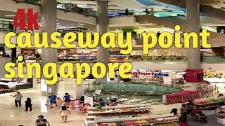 4k walking tour.singapore causeway point shopping mall