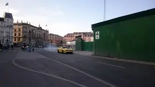 Chevrolet Camaro ZL1 Convertible mini burnout Hotel D'Angleterre