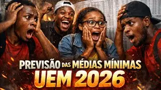 PREVISÃO DAS MÉDIAS MÍNIMAS DE ADMISSÃO Á FACULDADE DE ENGENHARIAS UEM 2026