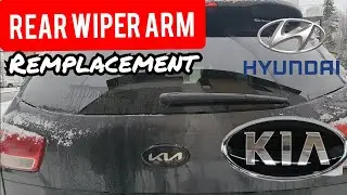 Rear Wiper Arm Replacement- On Most of the Hyundai & Kia 2006 to 2024
