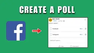 How to Create A Poll on Facebook 2026 | Create Facebook Poll