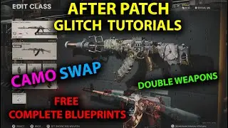 COLDWAR GLITCHES AFTER PATCH CAMO SWAP GLITCH  FREE BLUEPRINT GLITCH AFTER PATCH DOUBLE WEAPONS BOCW