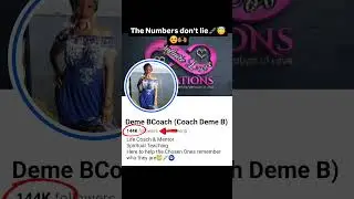 144k Followers on Facebook 😇🧬🙌🏽🥹 #coachdemeb #chosenone #144k #144000chosenfew #numerology