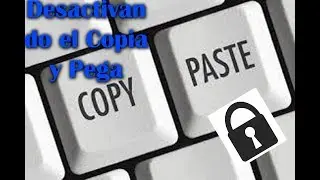 - Bloquea "Copiar y Pegar" / Anti Hackers
