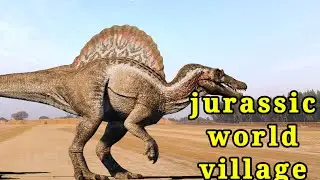 T-Rex 🦖 dinosaur 🦕 jurassic world 🌎 village Chase attack park 🏞️ part 163