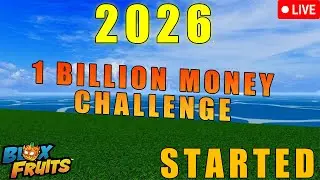 1 BILLION MONEY CHALLENGE IN BLOX FRUIT #live