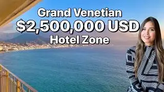 Grand Venetian PH 03 | Экскурсия по пентхаусу на берегу моря в гостиничной зоне Пуэрто-Вальярта