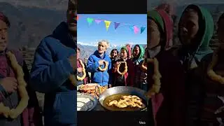 American Boy Celebrates Makar Sankranti in a Himalayan Village! 🏔️🇮🇳❤️