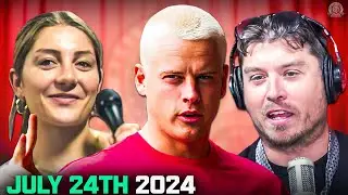 Joe Burrows New Haircut Is Bad News For The NFL |  Healthy Debate Wednesday, July 24th, 2024