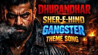 DHURANDHAR &ndash; SHER-E-HIND 🔥 | Gangster Theme Song 2025 | Mass Anthem