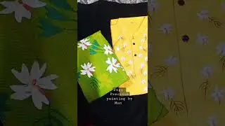 yellow colour Handpaint couple set