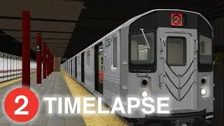 OpenBVE ❷ Line Timelapse (Flatbush Av-241st Street | 2025 Remake)