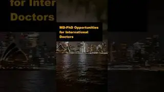 MD-PhD Opportunities for International Doctors #internationalmedicalgraduate #md #phd #shorts #us
