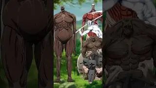 Bertholdt Summoning Colossal Titan Vs All Titans