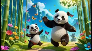 Panda Bear, Panda Bear, Spin Around! | Fun Panda Dance Song for Kids | Active Animal Rhyme