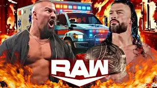 Roman Reigns vs Bron Breakker Wwe Raw Netflix 27 Nov 2025 - FULL MATCH