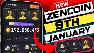 zen coin daily combo today 9 January | 9 January zen coin daily meditation today | zen coin #zencoin