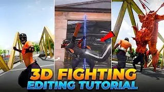 Free Fire 3D Fighting Reels Editing Tutorial | Free Fire 3D Animation Edit | FF Reels Edit