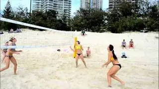 gold coast beach volleyball