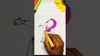 How to Draw Masha | Masha and the Bear |  popular cartoon masha @PrasantaEasyDrawing 