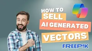 How To Prepare and sell #aigenerated  #vector files on #freepik while using free Ai tool