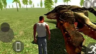 Indian bike 3d . Game play kill dinosaur 🦕