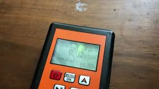 Home test of NR-750 Pudibei Radiation Monitor.