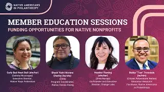 Member Education Sessions: Funding Opportunities for Native Nonprofits