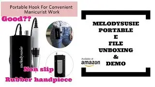 MELODYSUSIE | best e files on amazon| Non slip handpiece| Portable e file