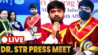 Honouring Silambarasan TR with Doctorate