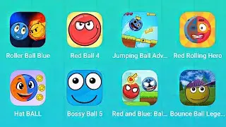 Roller Ball Blue, Red Ball 4, Jumping Ball Adventure, Red Rolling Hero and More Red Ball Games