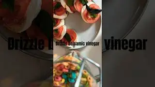 How to make caprese salad #food #tutorial #italy #viral #fyp #shorts #short #shortvideo