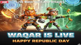 Waqar is LIVE: Show Me Your Best Bases! (Base Visits) #clashofclans​​​ #coc​​​ @clashofclans