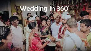 First ever Indian wedding 360 degree wedding view video of Bhavith Shubashree at Rainbowhut official