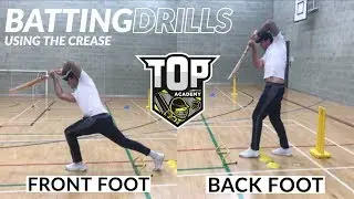 Batting vs Spin Bowling I Using the Crease - Cricket Coaching Drills & Tips
