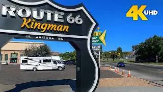 Historic Route 66 Kingman Arizona Driving Tour 4K