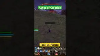Tank vs Fighter PVP | Ashes of Creation #ashesofcreation #pvp #ranger #mage #aoc #fighter #tank